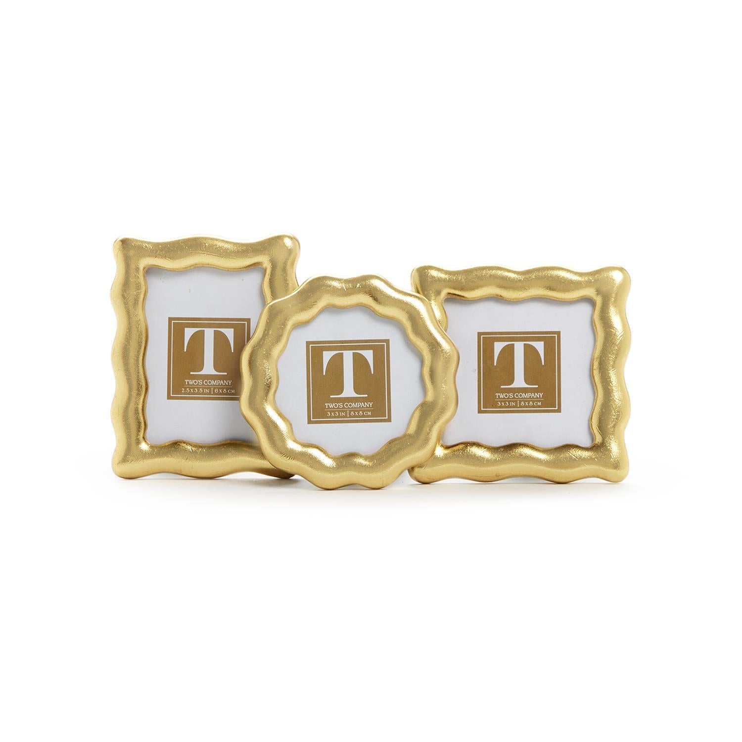 Vintage Ore Photo Frames (Set of 3)