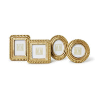 Beaded Texture Gold Photo Frames (Set of 4)
