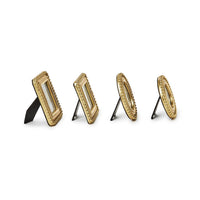 Beaded Texture Gold Photo Frames (Set of 4)