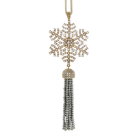 Snowflake Tassel Hanging Ornament