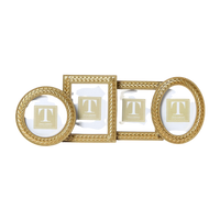Laurel Wreath Gold Photo Frames (Set of 4)