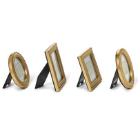 Laurel Wreath Gold Photo Frames (Set of 4)
