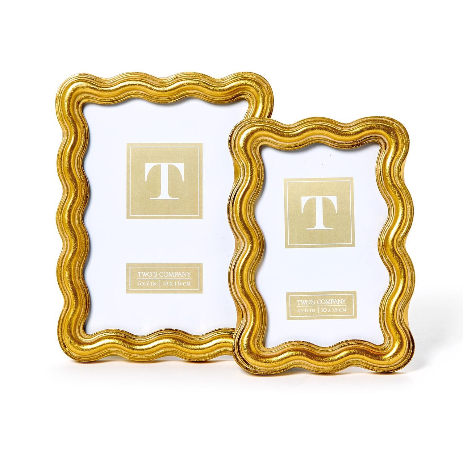 Triple Wave Photo Frames (Set of 2)