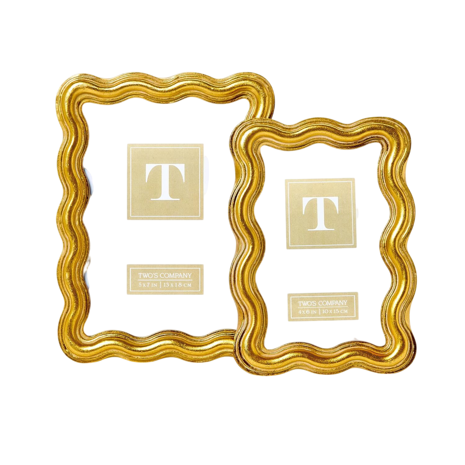 Triple Wave Photo Frames (Set of 2)