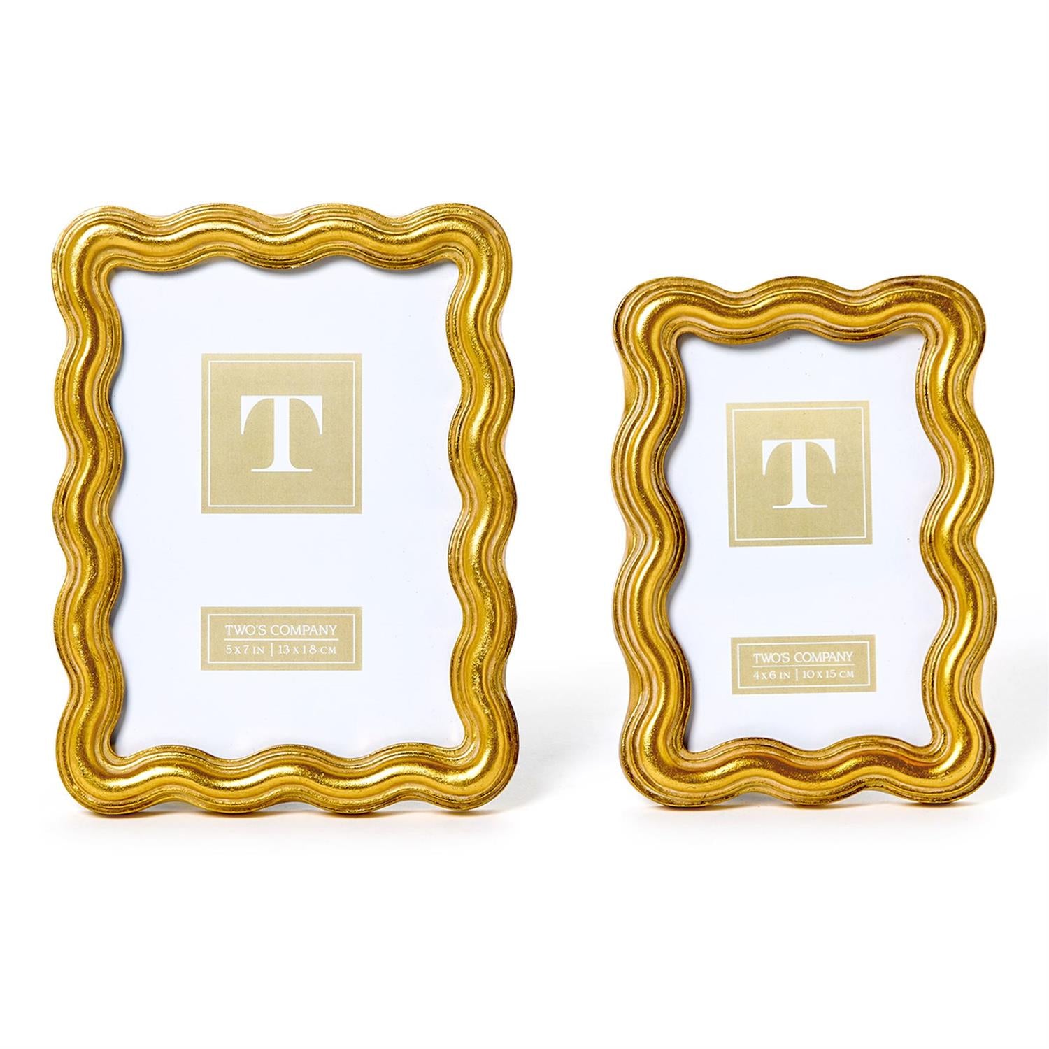 Triple Wave Photo Frames (Set of 2)