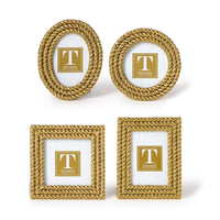 Gold Rope Mini Photo Frames (Set of 4)