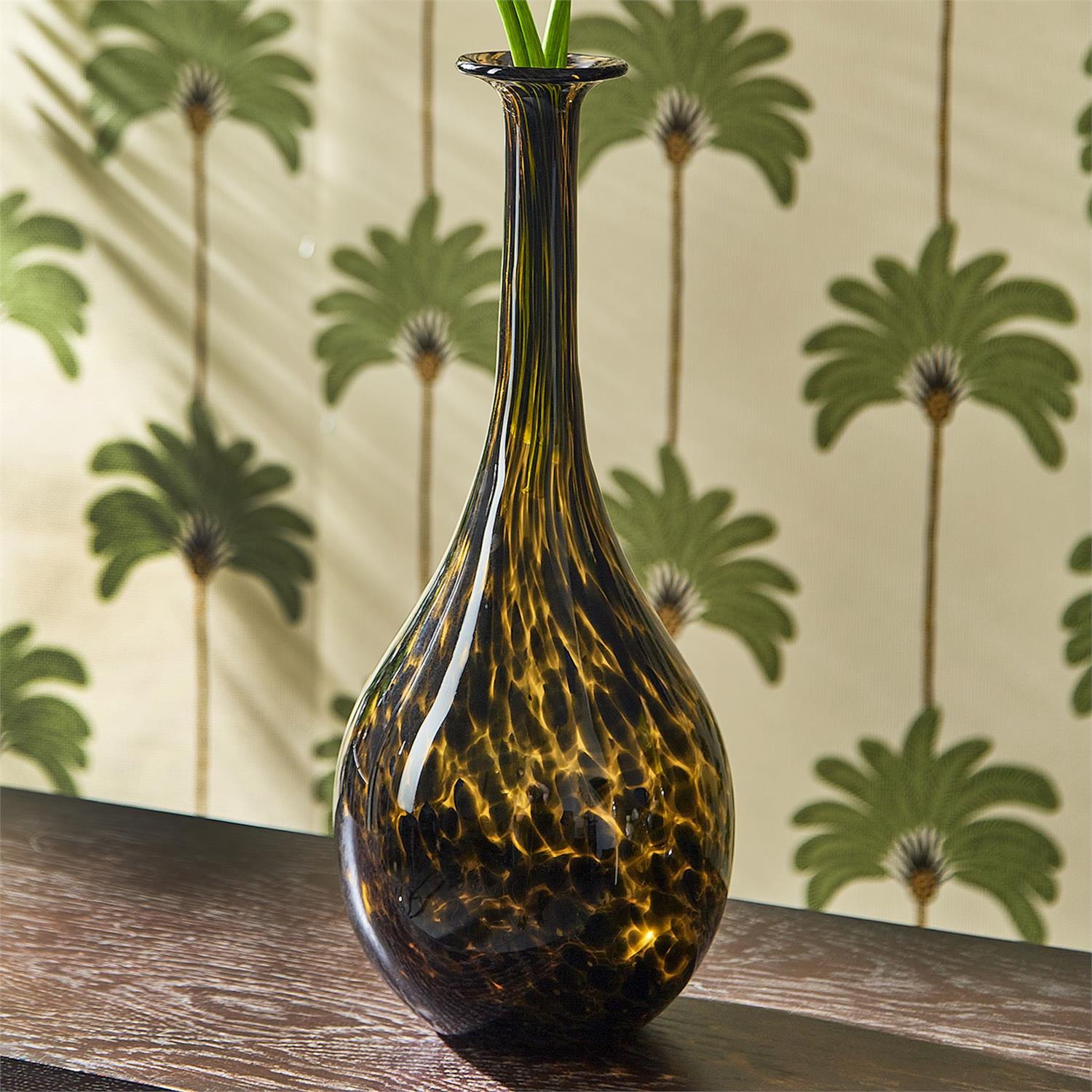 Long Neck Tortoise Print Vases