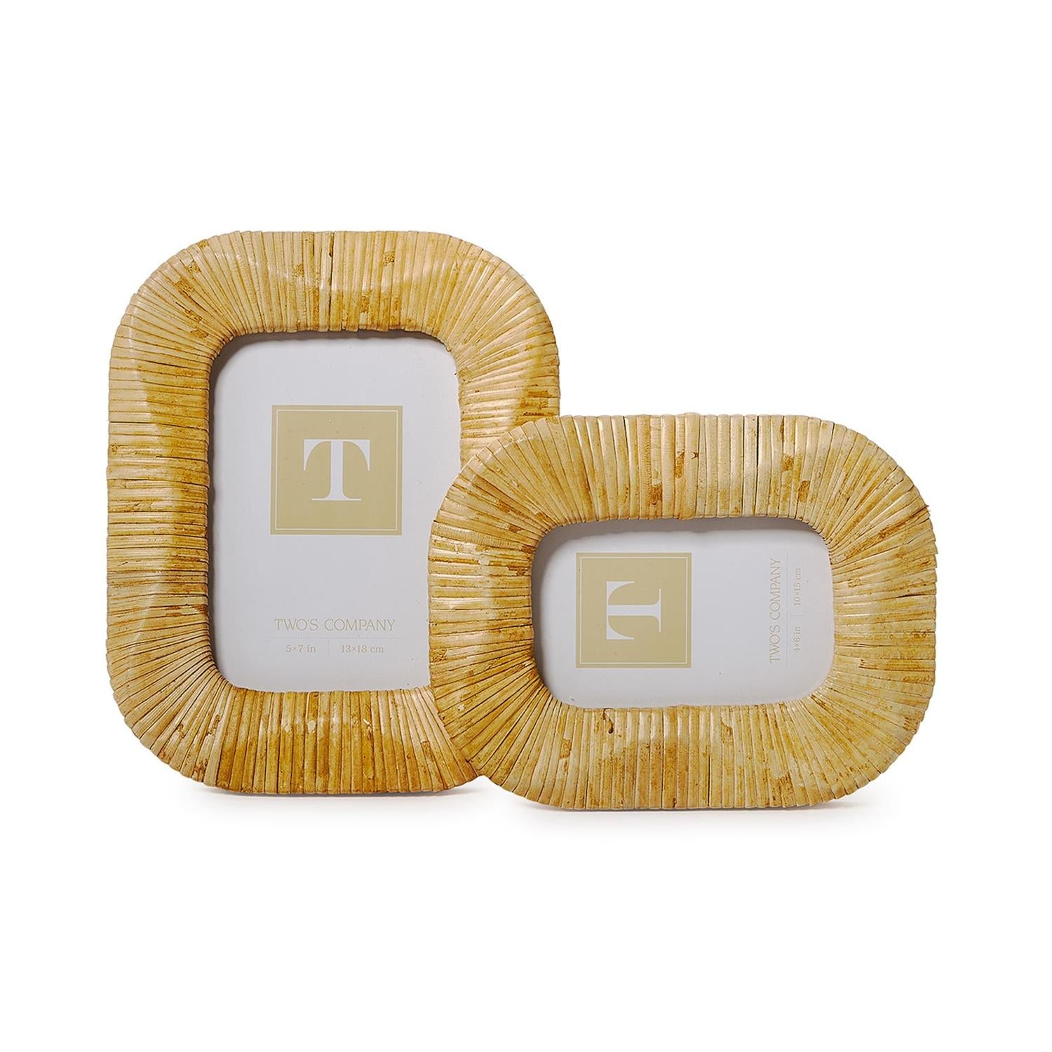 Wave Weave Set of 2 Photo Frames (Set of 2)