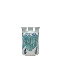 Botero Candleholder,  Blue