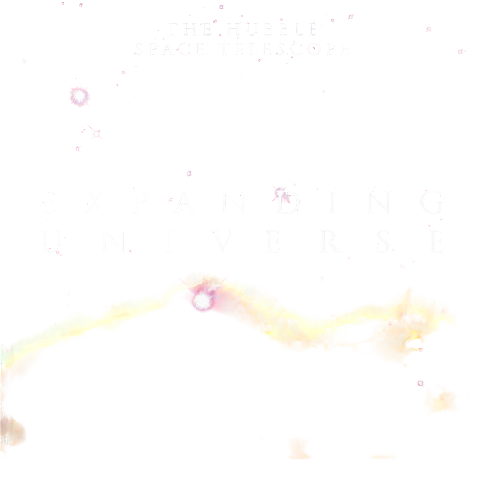 Expanding Universe. The Hubble Space Telescope (German, French, English)