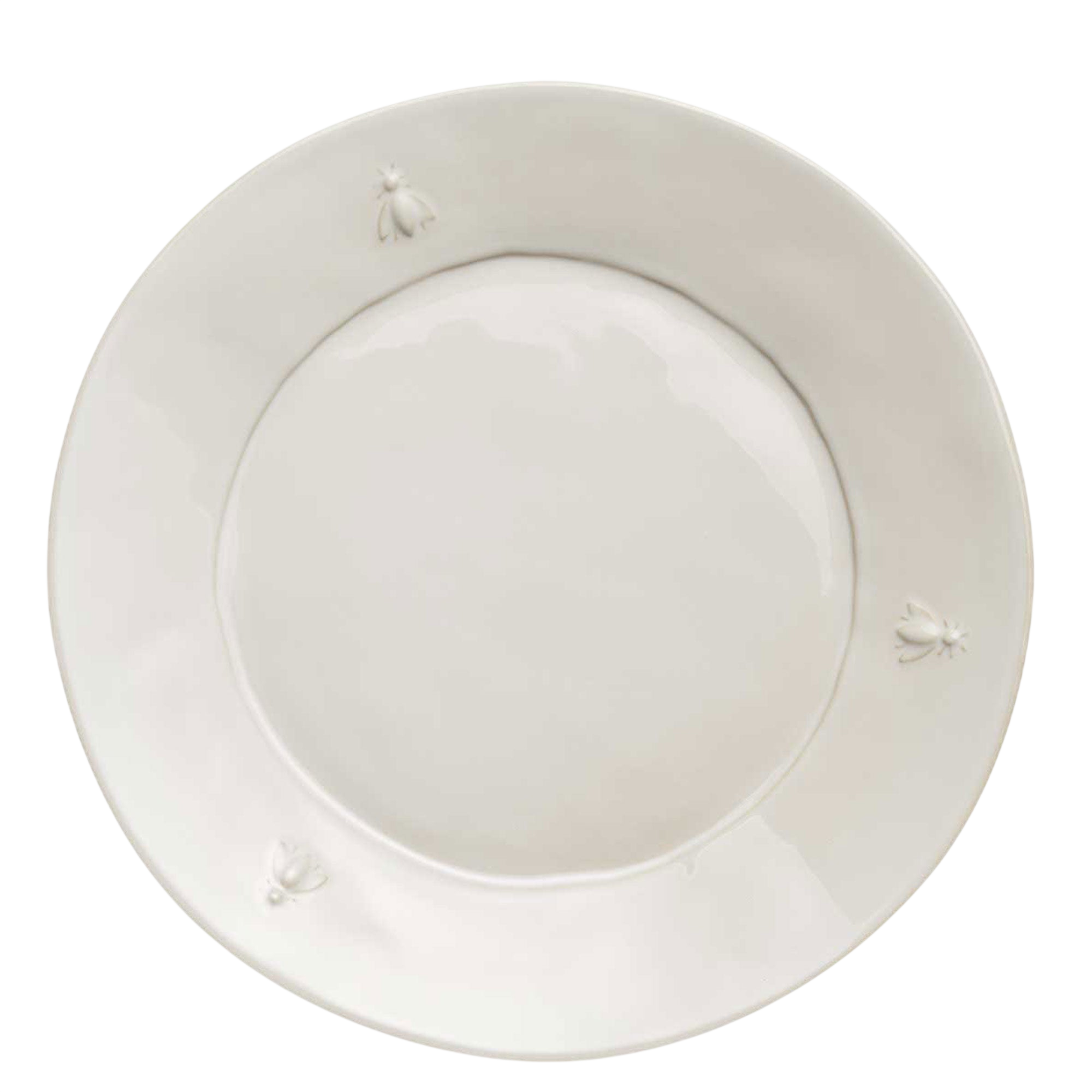 Bee Ceramic Dinner Plates — Set of 4