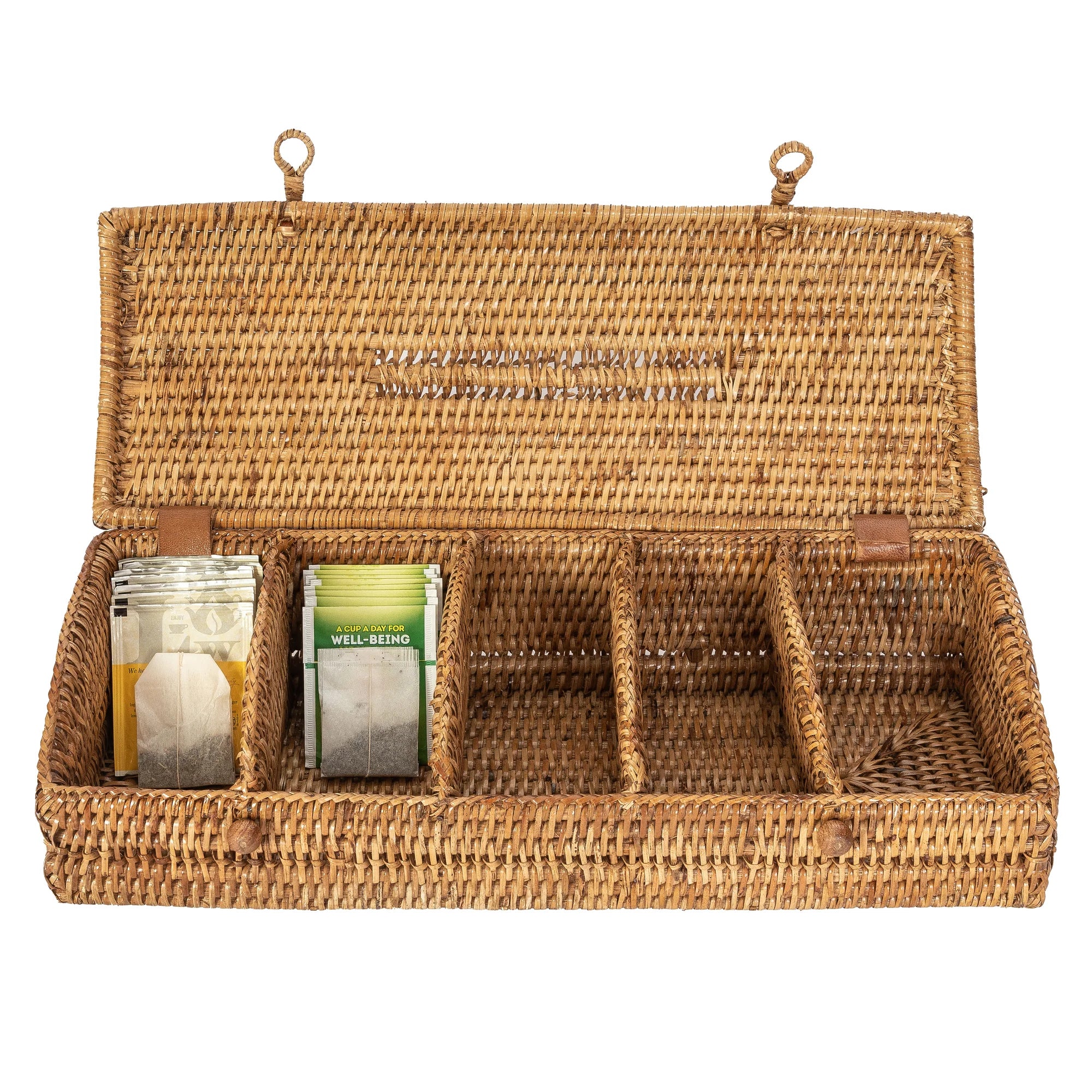 5 Section Tea Box with Lid