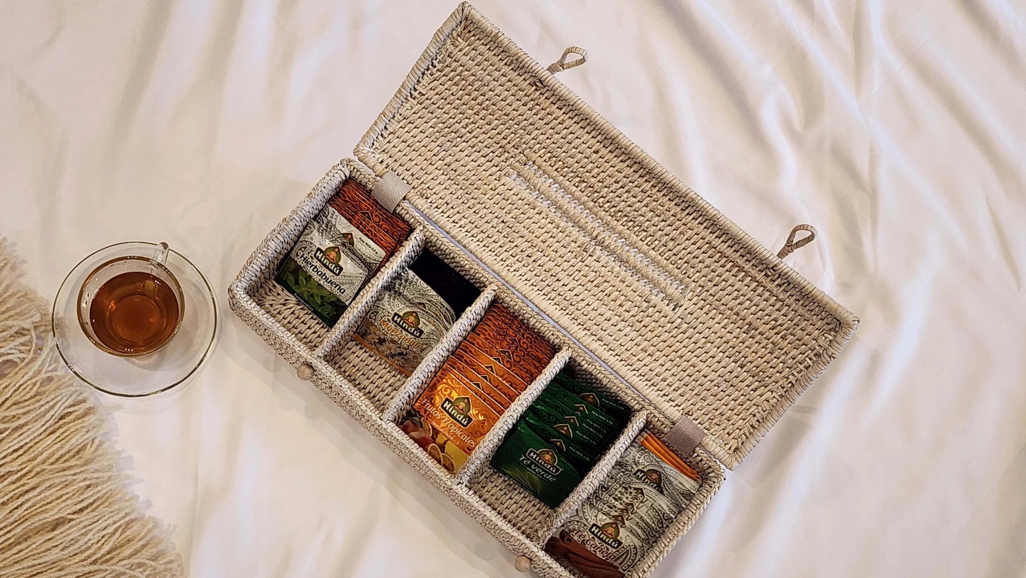 5 Section Tea Box with Lid