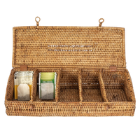 5 Section Tea Box with Lid