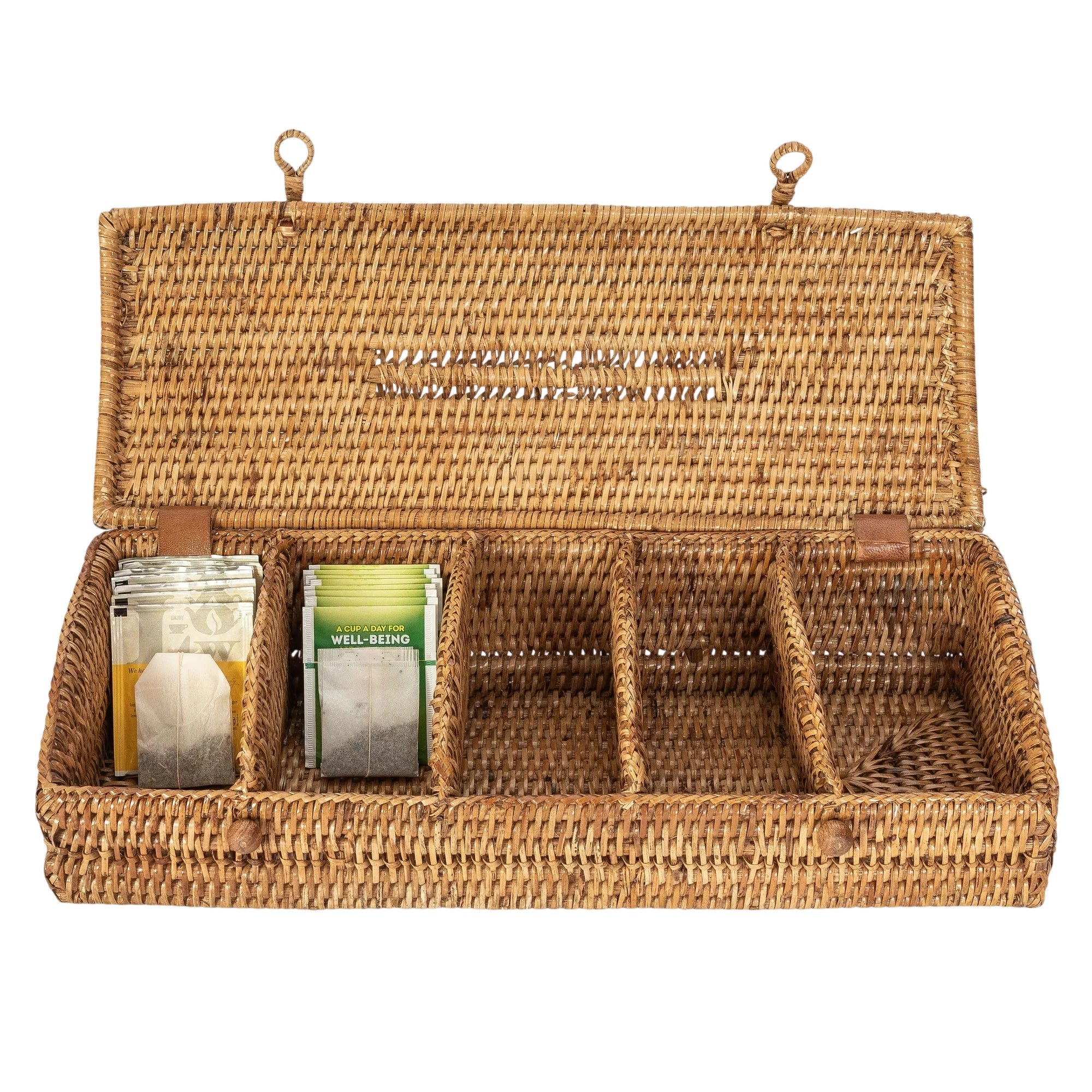 5 Section Tea Box with Lid