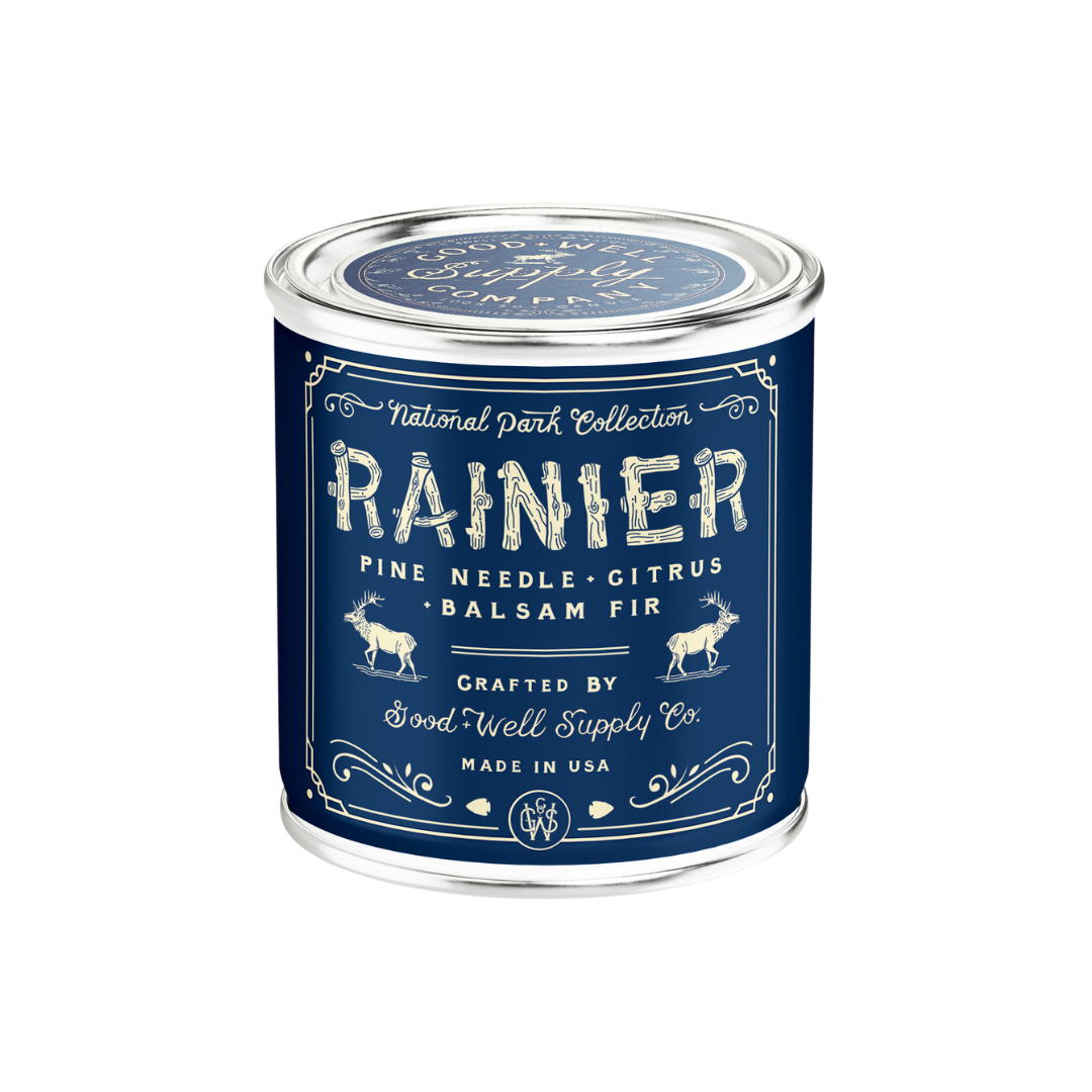 Rainier National Park Candle