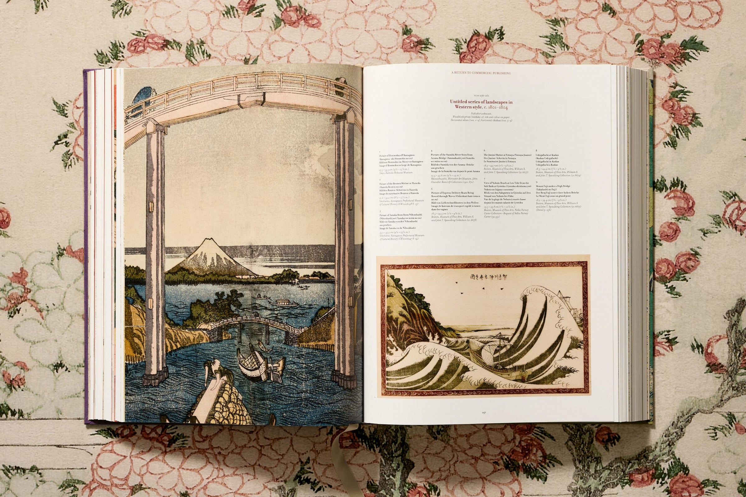 Hokusai (German, French, English)