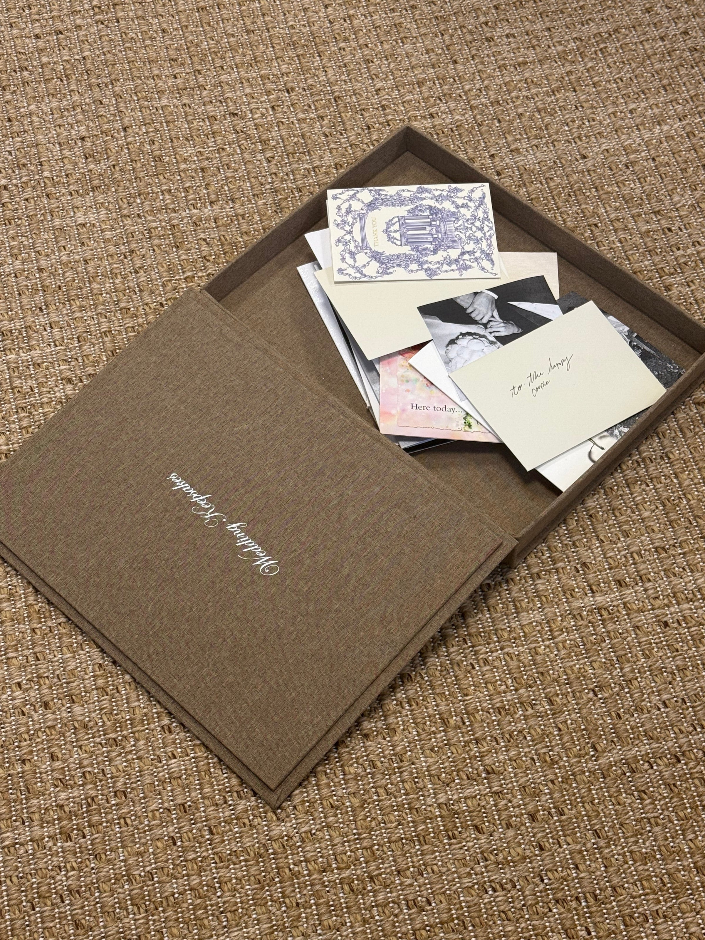 Wedding Guest Love Letters Keepsake Book Box