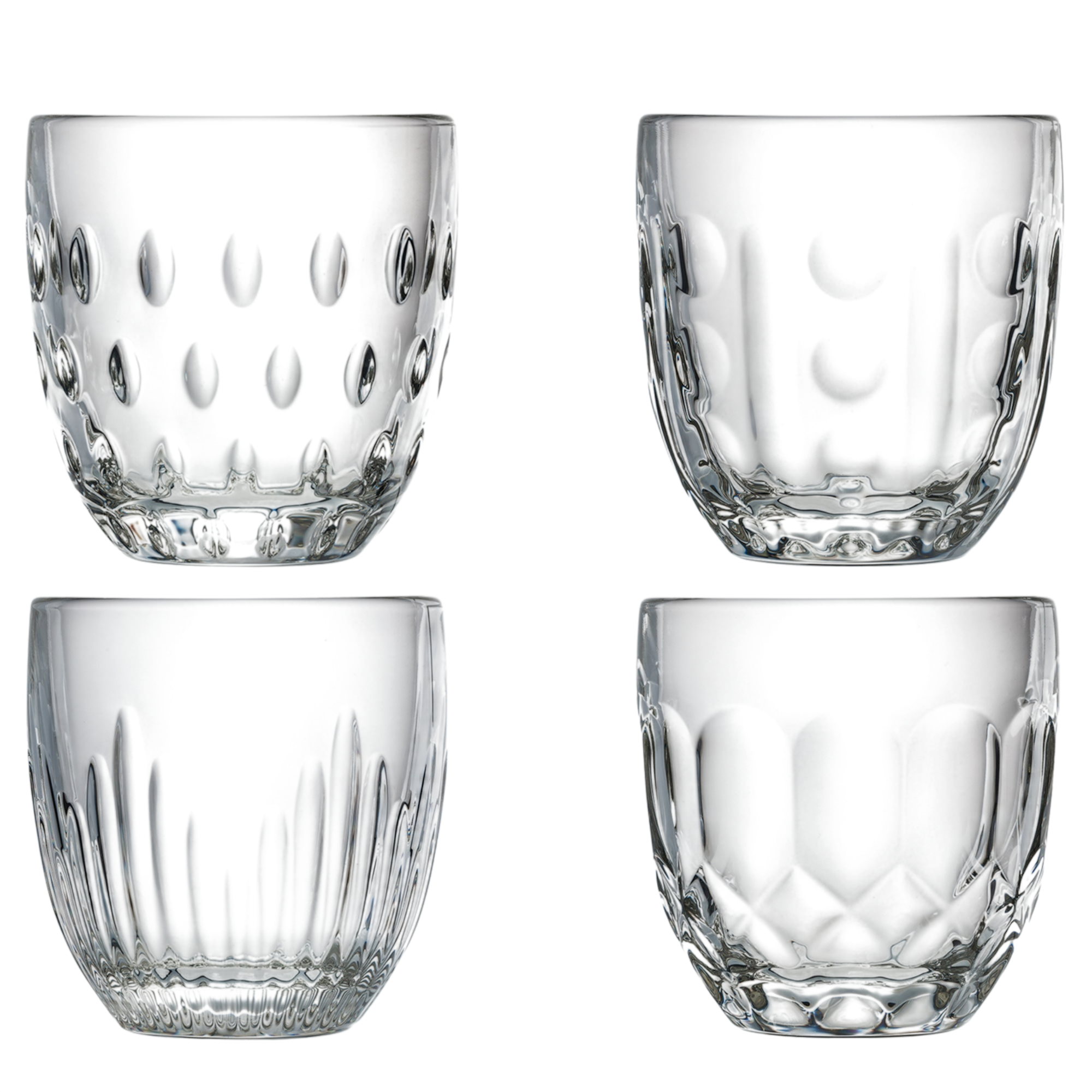 Troquet Assorted Tumblers Set -4