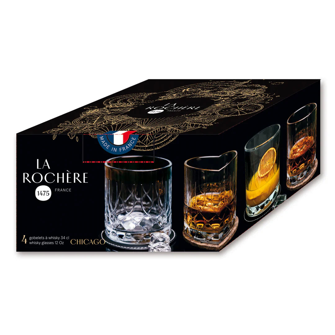 Chicago Whiskey Glass – Set of 4