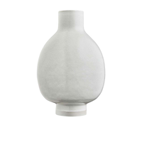 Kähler Unico Floor Vase, White, 20"