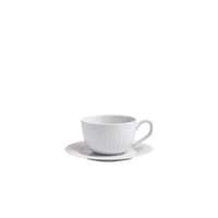 Kähler Hammershøi Cup w/Saucer, White, 3 Pcs.