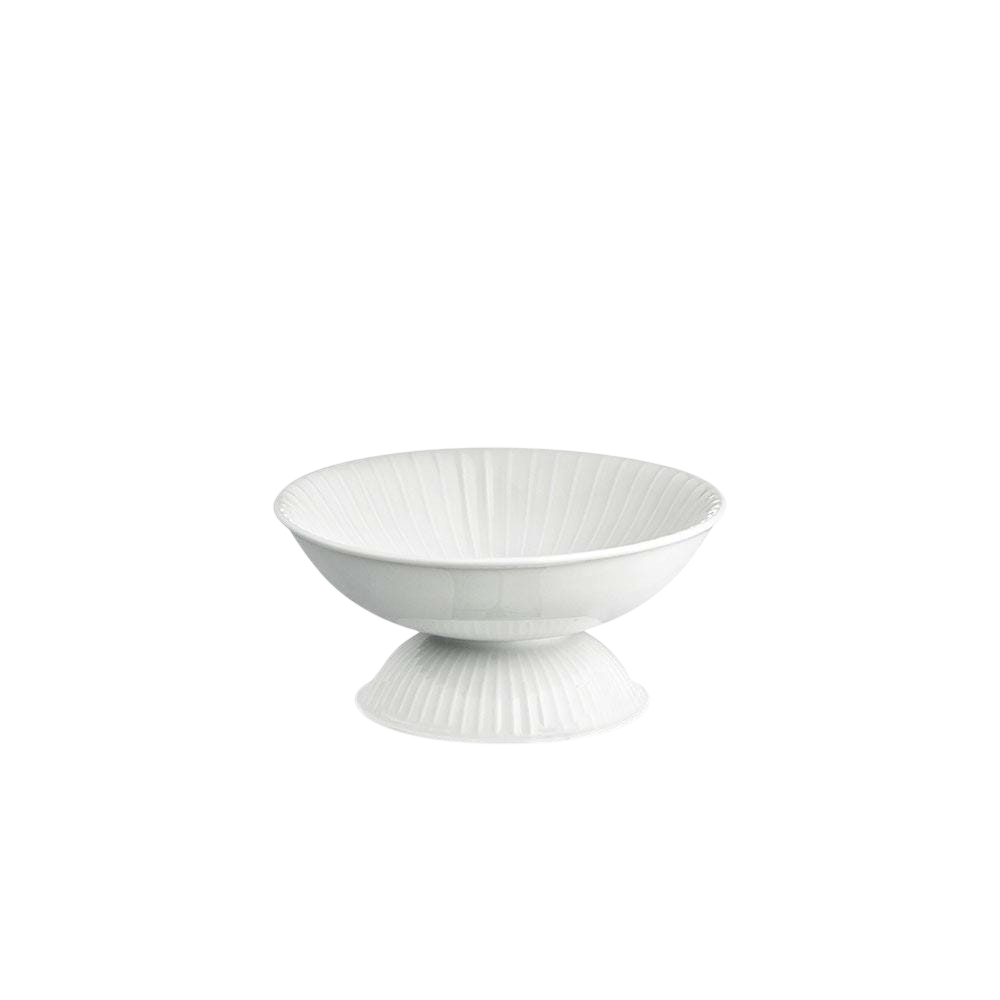 Kähler Hammershøi Bowl on Stand, White, 6.3”