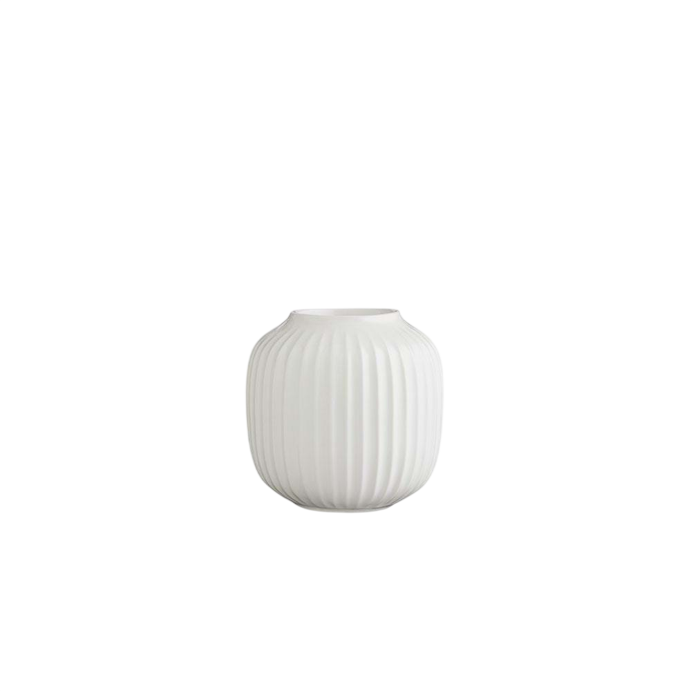 Kähler Hammershøi Tealight Holder, White, 3.5”, 3 Pcs.