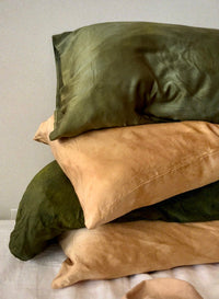 Silk Pillowcase in Sandstone