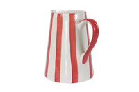 Ceramic Stripe Pitcher
