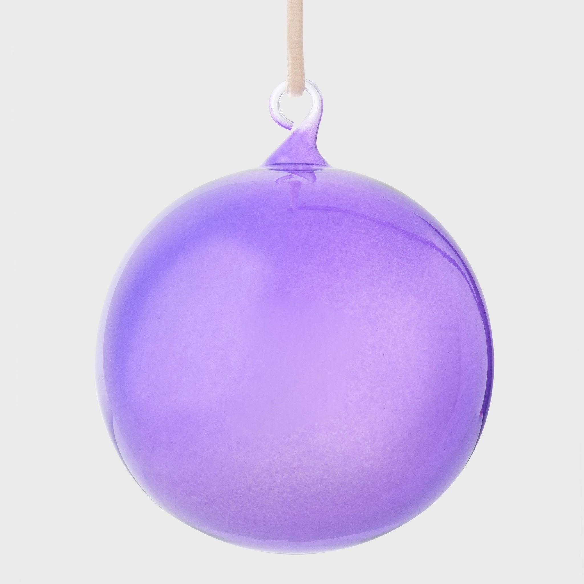Glass Bubble Balls - Amethyst (Set of 3)