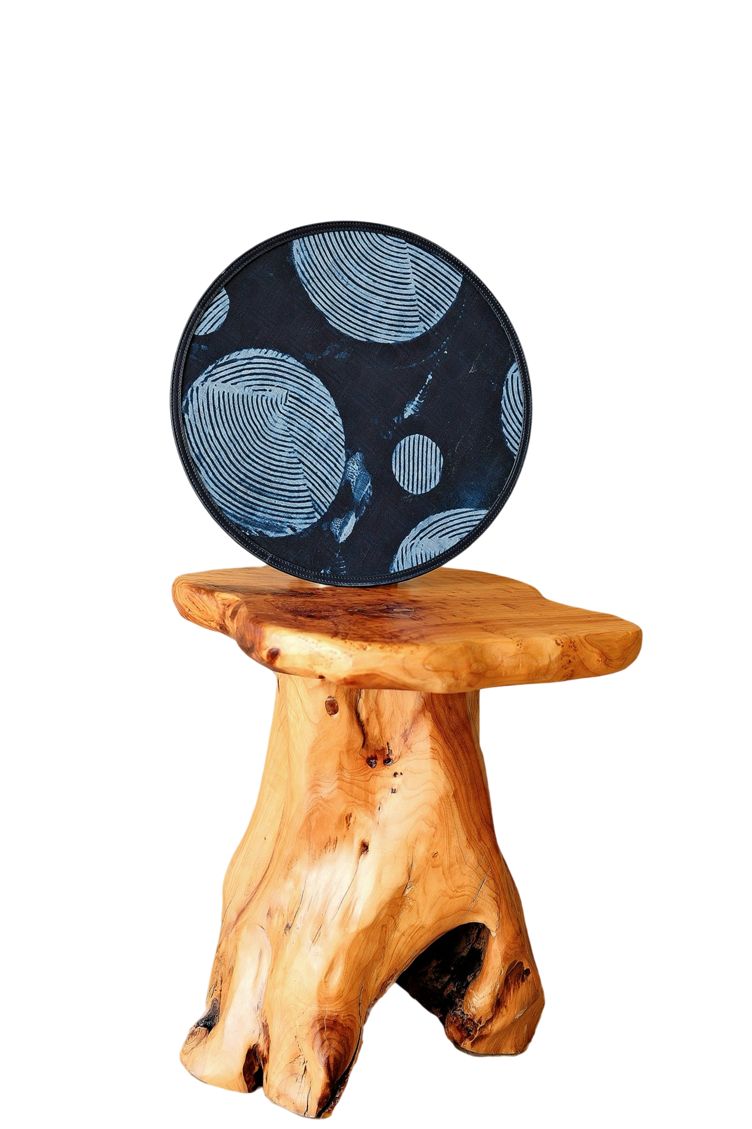Halo Serving Tray in Midnight Blue