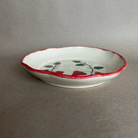 Strawberry Flowers Salad Plate (Set of 6)