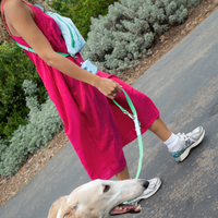 Hands-Free Dog Walking Bag with 3.25ft Leash
