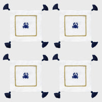 Crab Cocktail Napkins (Set of 4)
