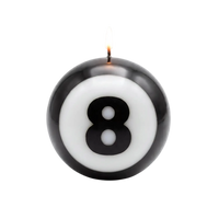 Classic 8-Ball Candle