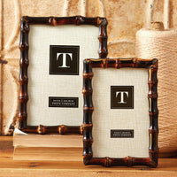 Wood Bamboo Photo Frames (Set of 2)