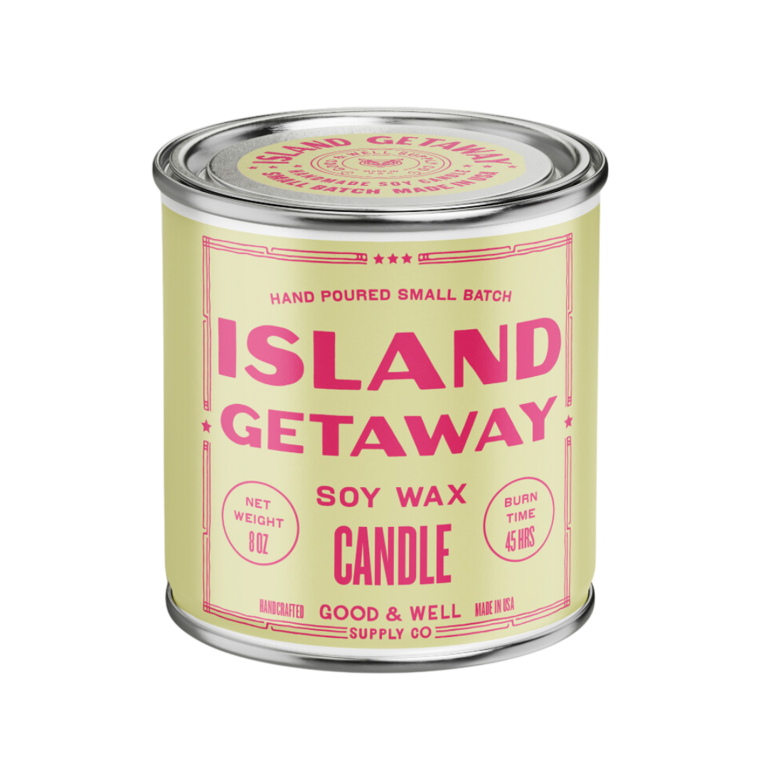 Island Getaway Happy Place Candle