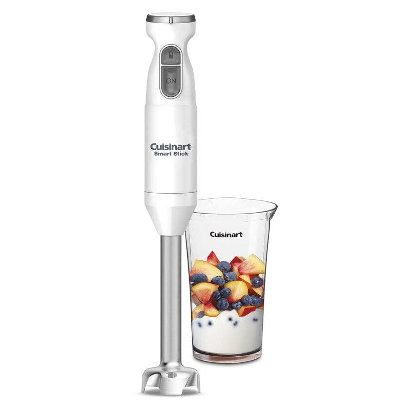 Cuisinart Smart Stick 2-Speed Hand Blender, White 16 oz