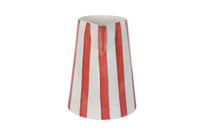 Ceramic Stripe Pitcher