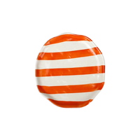 Ceramic Stripe Appetizer Plate (Set of 6)