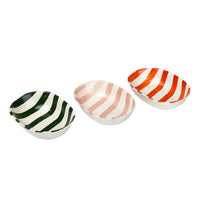 Ceramic Stripe Bowl - Pink (Set of 2)