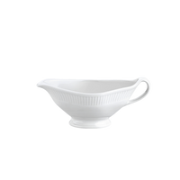 Plisse Sauceboat and Underplate