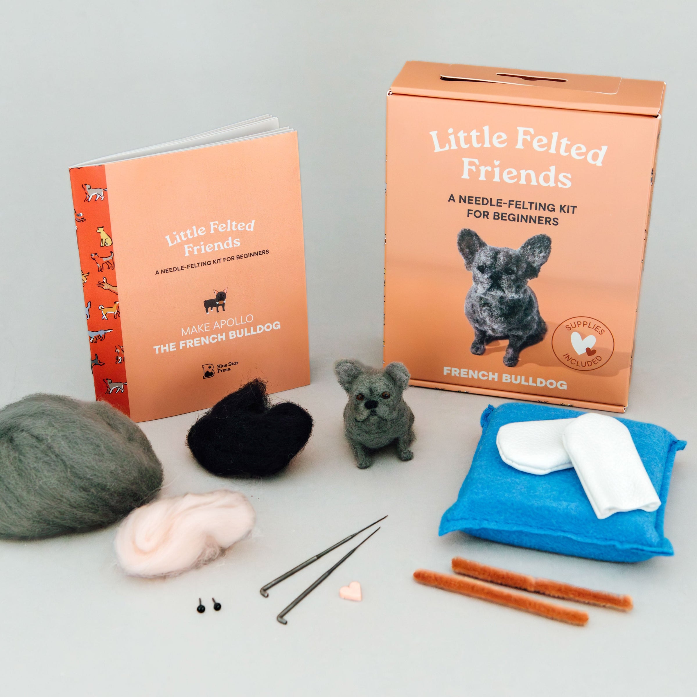 Little Felted Friends: French Bulldog