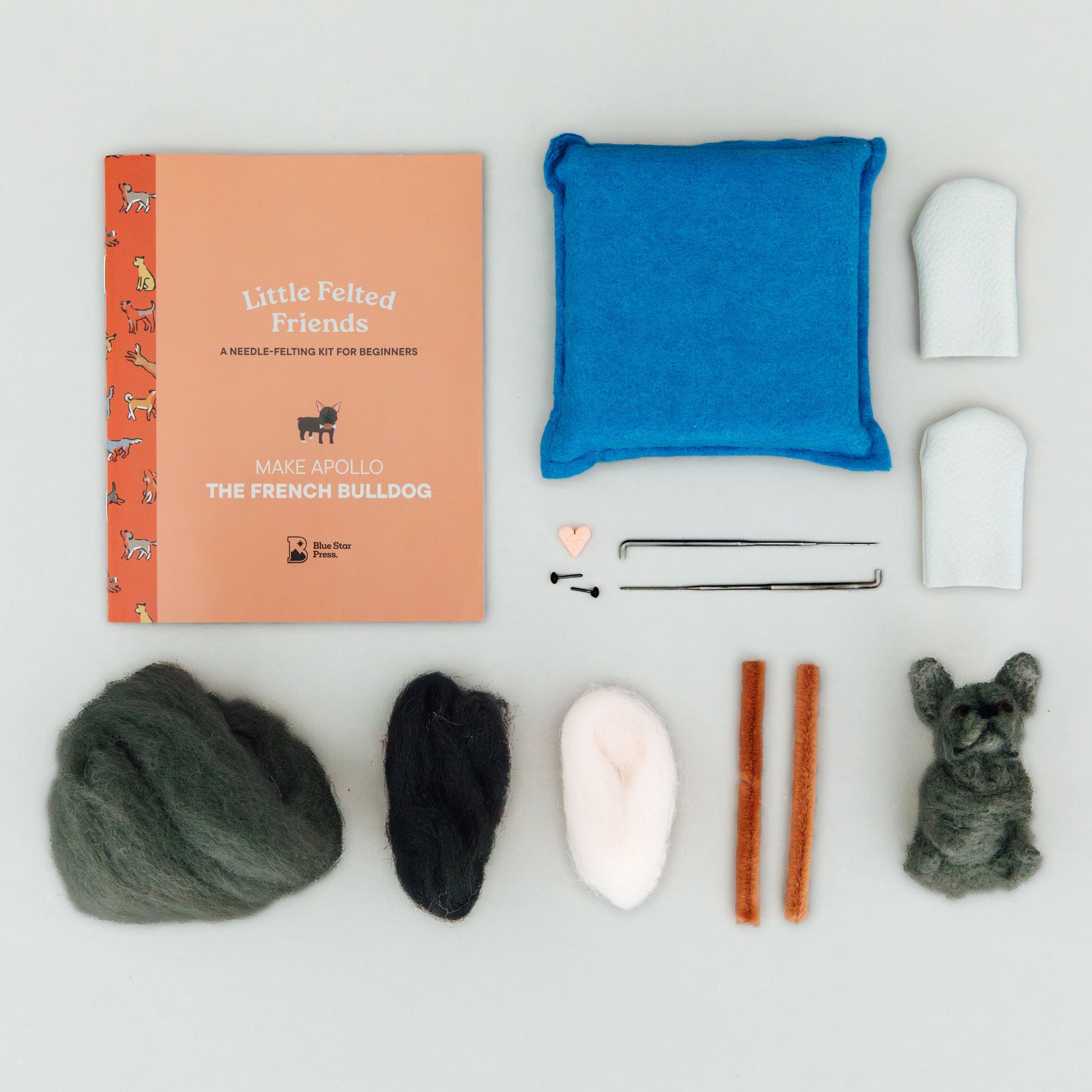Little Felted Friends: French Bulldog