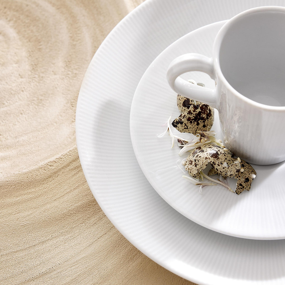 Eventail Espresso Cup and Saucer (Set of 4)