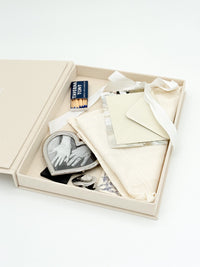 Linen Wedding Keepsake Book Box