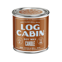 Log Cabin Happy Place Candle