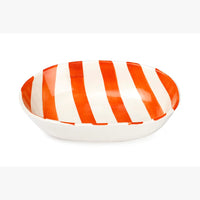 Ceramic Stripe Bowl (Set of 2)