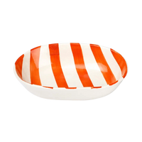 Ceramic Stripe Bowl (Set of 2)